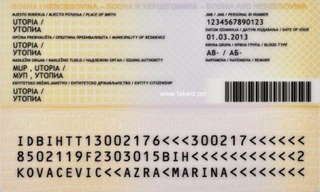 Bosnia And Herzegovina Fake Id